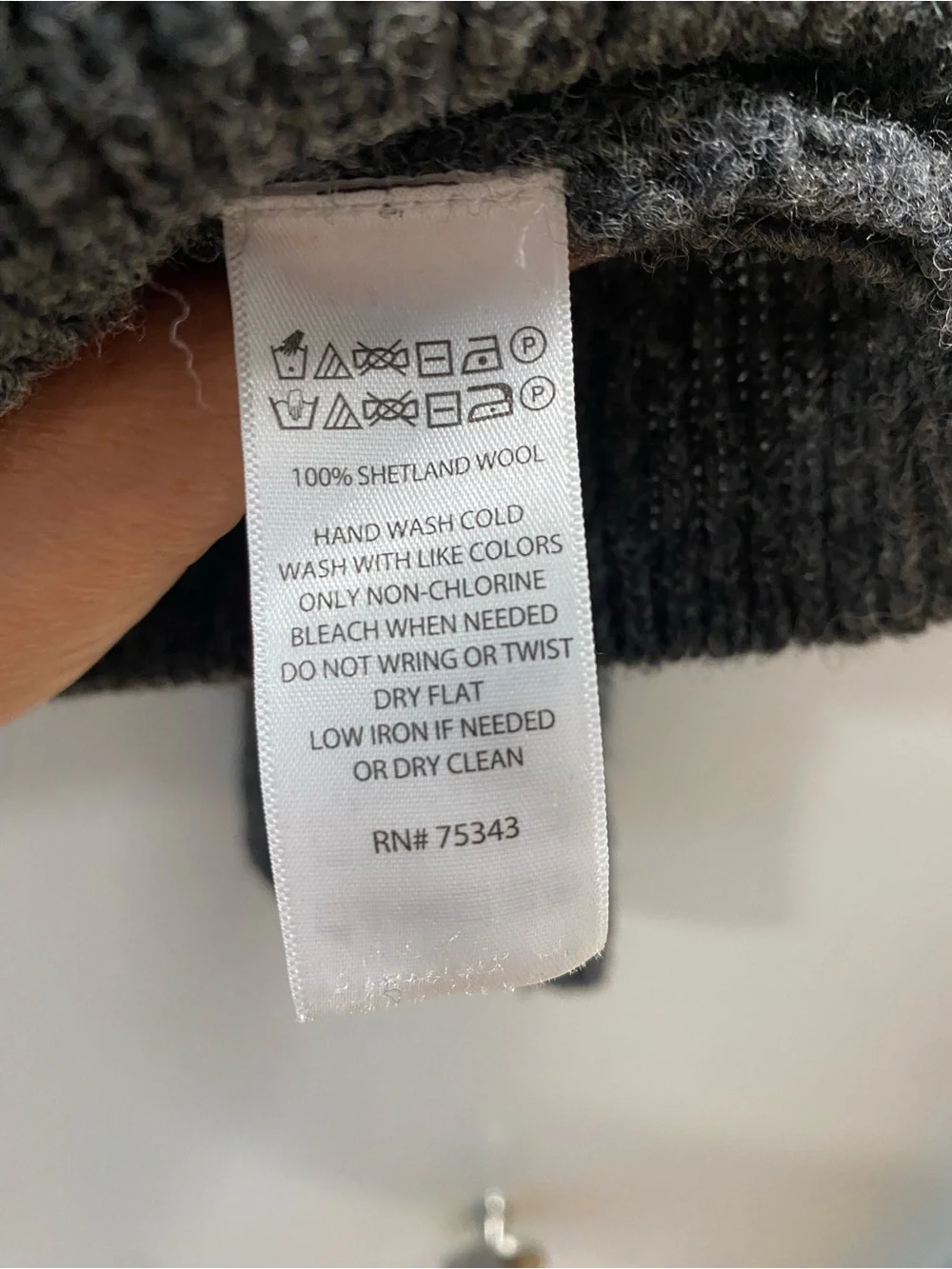 Daniel Hechter Dark Gray Crewneck Sweater